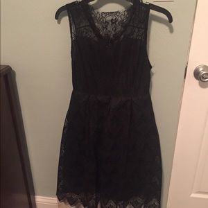 Little black lace dress